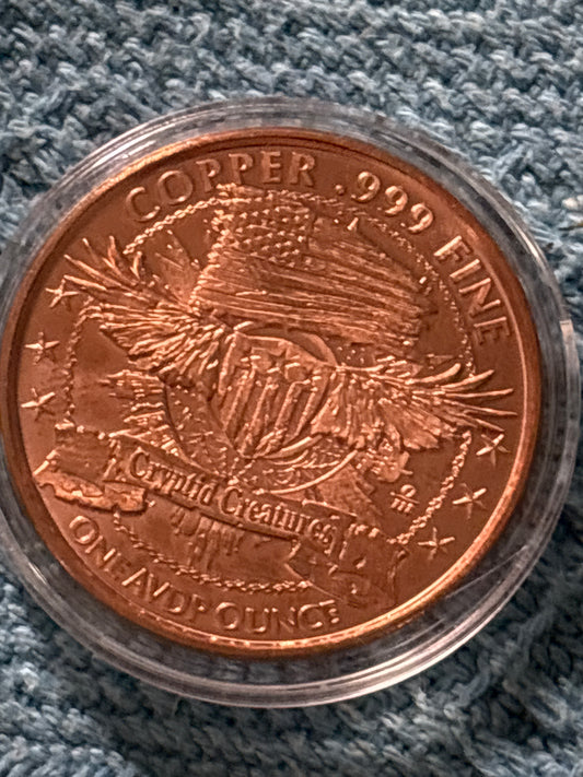 999 fine copper 1 oz specialty round limited release animal round 2026