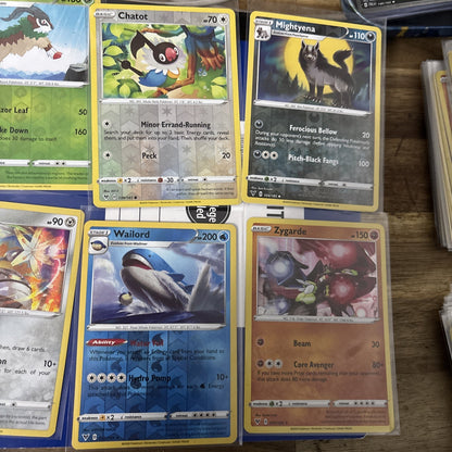 2020 Pokemon Holo Lot 10 Cards Holo Reverse Holo Basic Uncommon And Rare