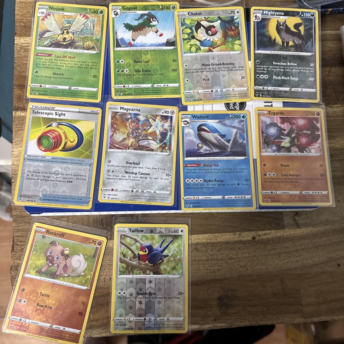 2020 Pokemon Holo Lot 10 Cards Holo Reverse Holo Basic Uncommon And Rare