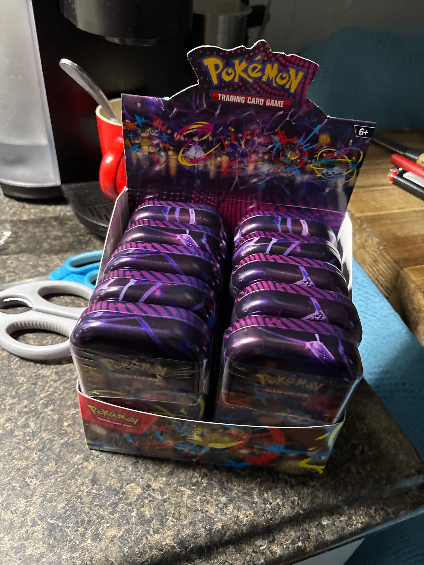 Mega evolutions mini tin FACTORY SEALED display box 10 tins
