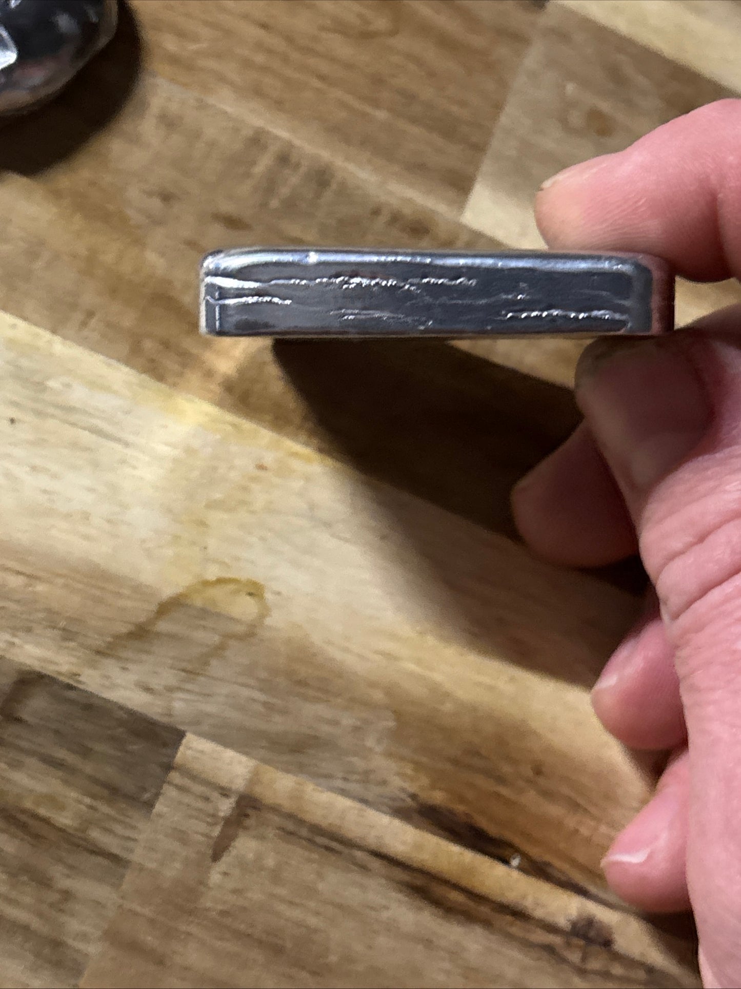 Pure double refined tin ingot bar 5-6 Troy oz hand poured bullion bar