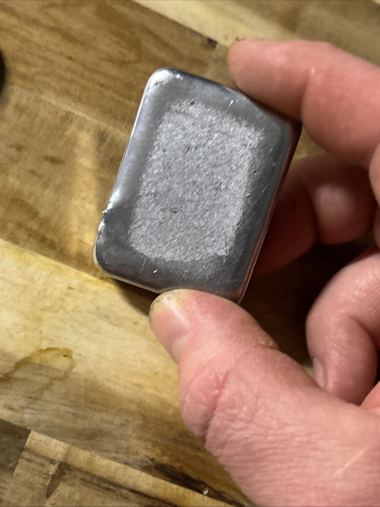 Pure double refined tin ingot bar 5-6 Troy oz hand poured bullion bar