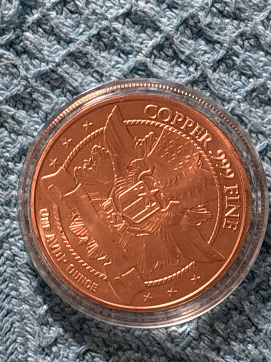 999 fine copper specialty round 1 oz is quarter obverse limited release 2026