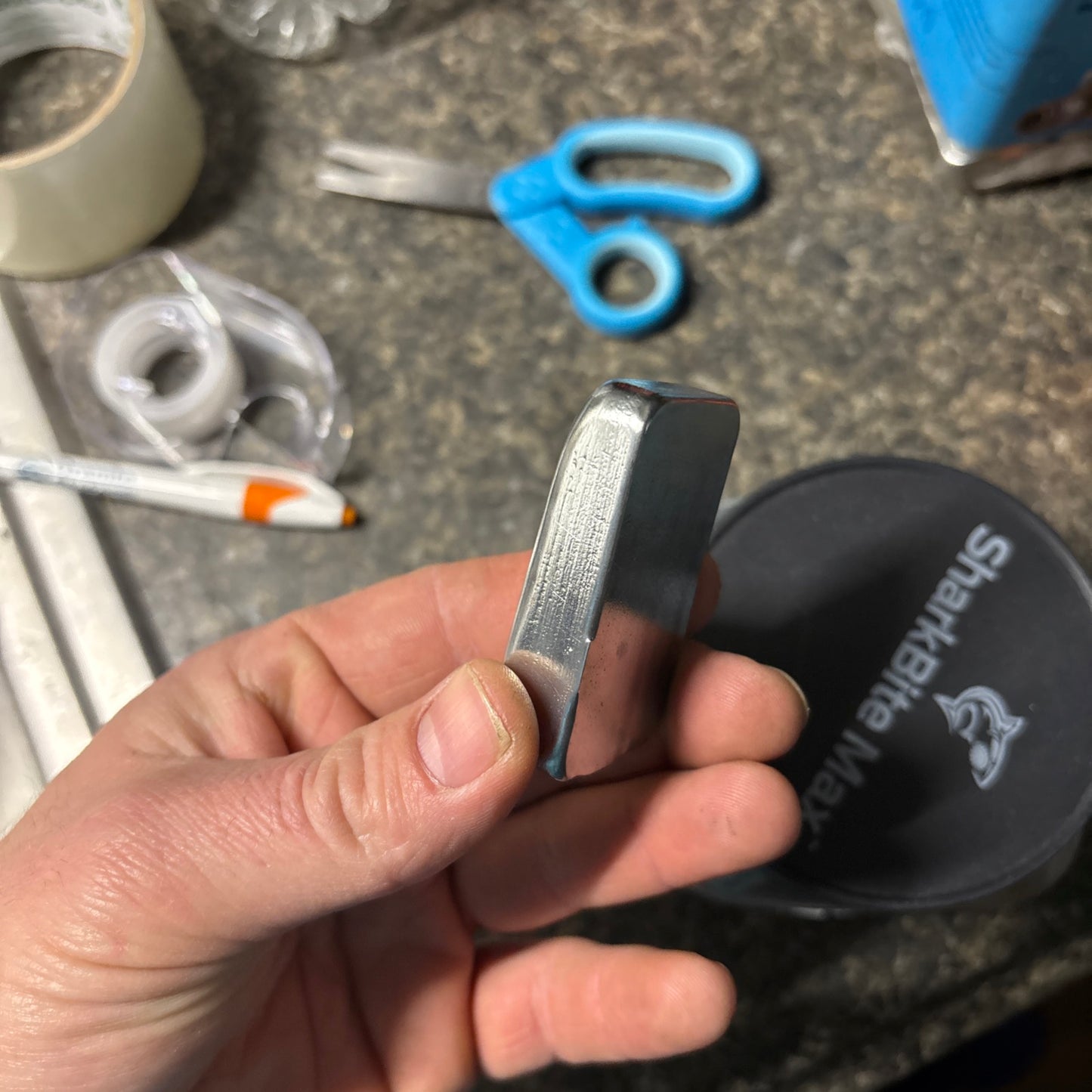 999 pure zinc bullion bar hand poured 5-5.9toz